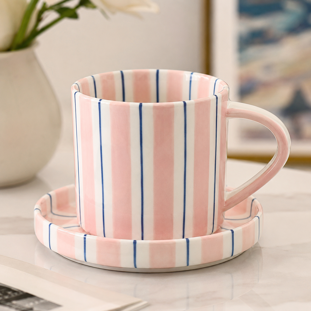 Stripe Mug Set