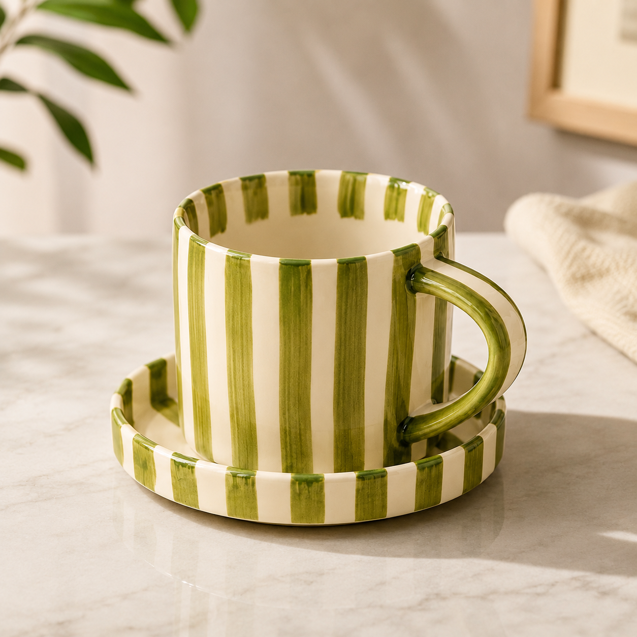 Stripe Mug Set