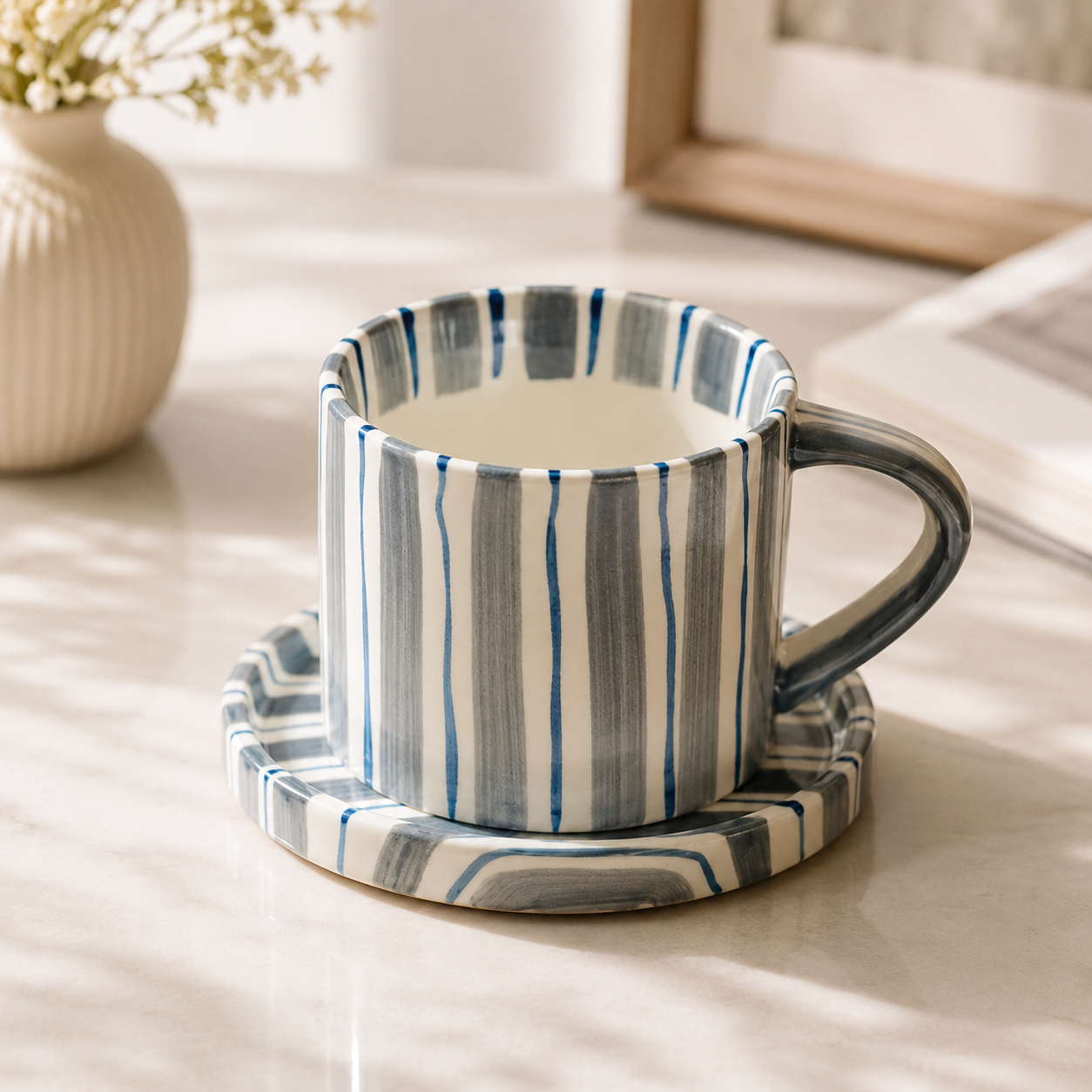 Stripe Mug Set