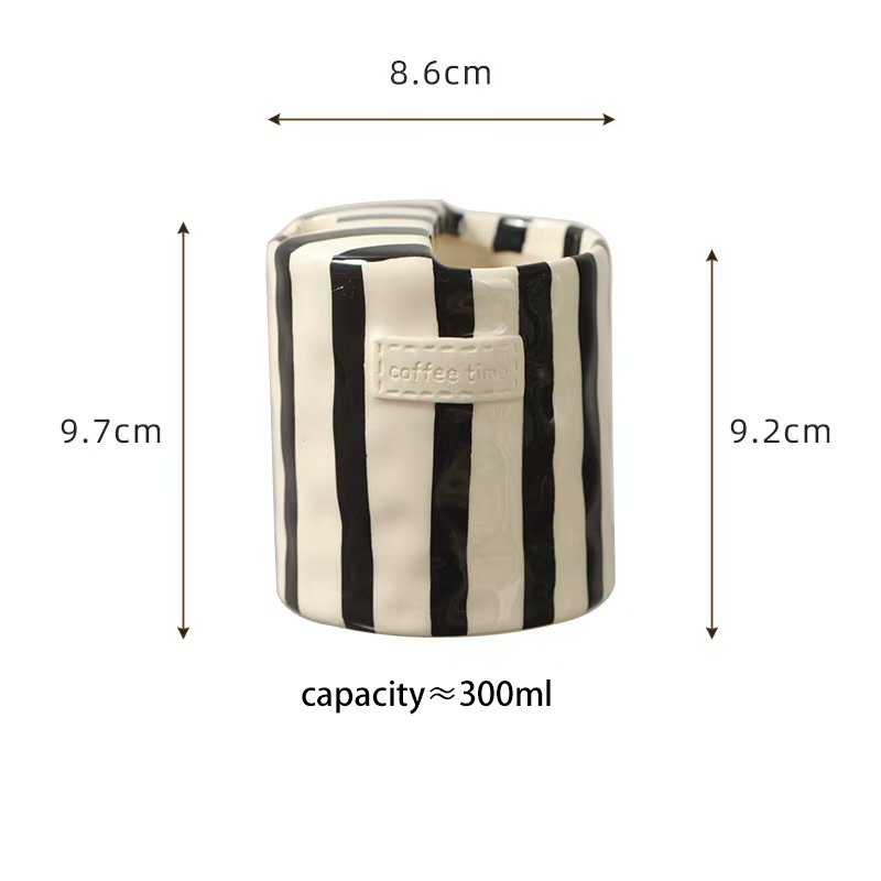Striped Ceramic Mug
