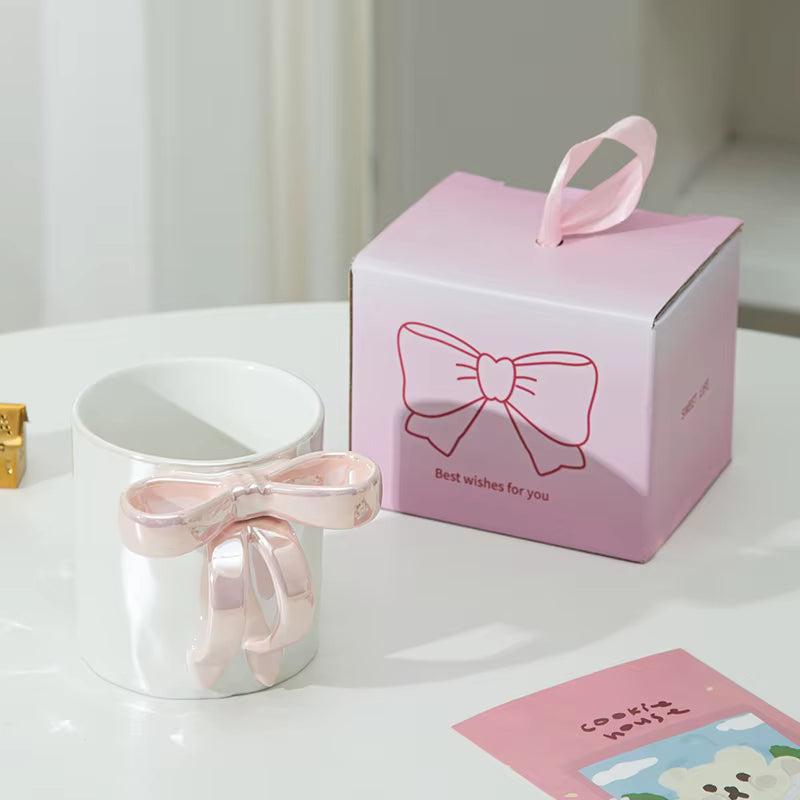Bow Charm Ceramic Mug