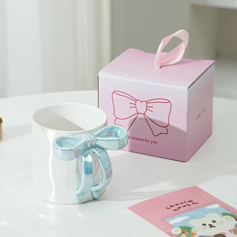 Bow Charm Ceramic Mug